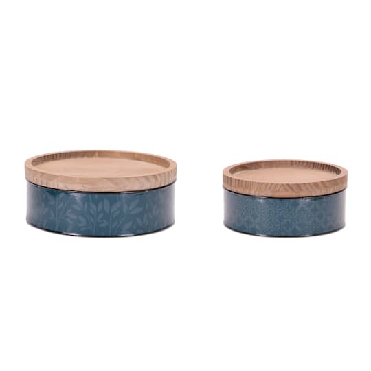 Blue Canister Set